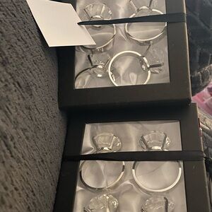 Set of Silver Napkin Rings